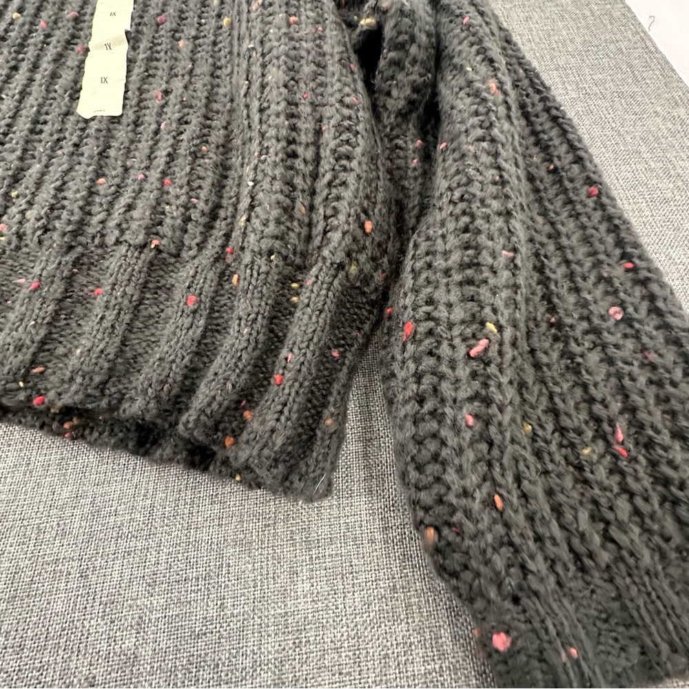 Brand New! a.n.a Womens‎ Crew Neck Long Sleeve Pullover Knit Sweater plus 1X $49 - Picture 3 of 13